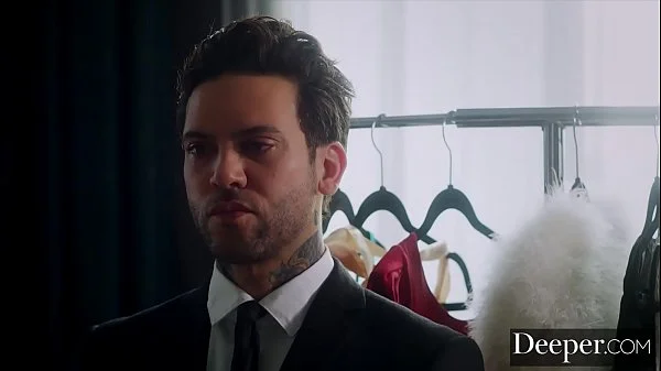 Deeper. Sultry Sofi indulges a married man's twisted desires