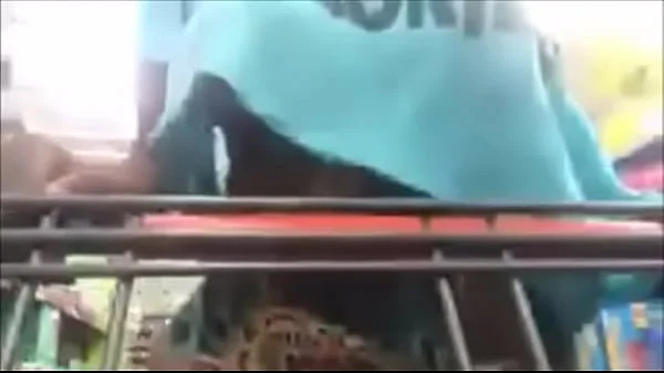 Public Titties flashing