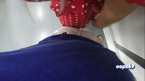 Press my Breasts against a Stranger inside Public Train | Touched his Cock with my Hand to see his Reaction and he Liked!