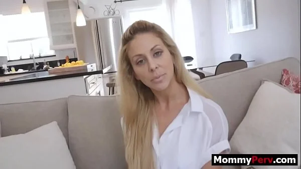 Step son talks stepmother into to fuck