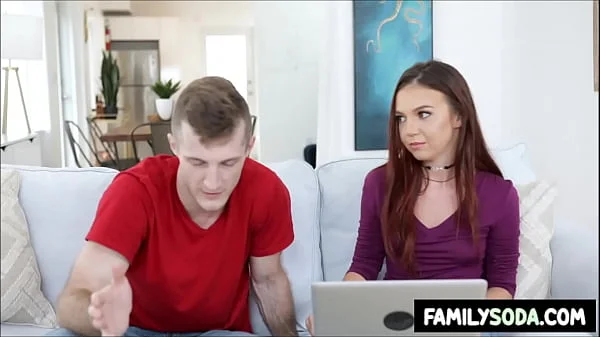 Stepsister tries coaching stepbrother