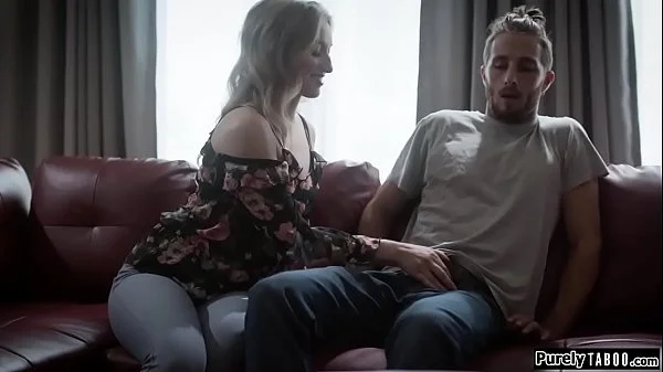Milf is seducing her runaway stepnephew