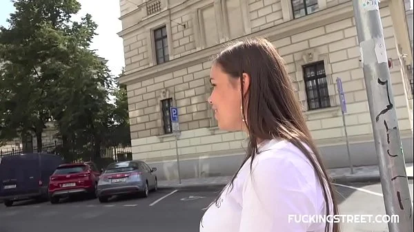 The searching ended in a great fuck for a busty brunette