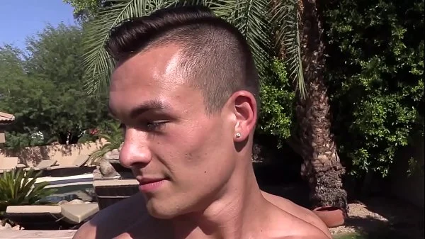 2 super attractive BI GUYS let a LATINA join in the fun.