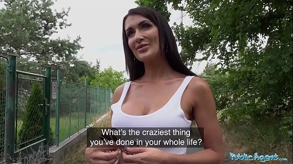 Public Agent Princess Jas get her big British Asian boobs out