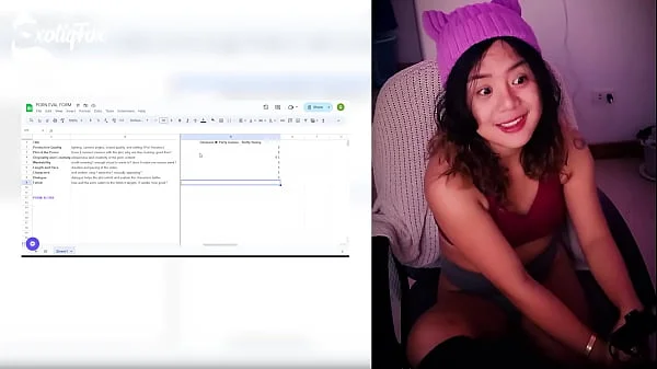 DERPIXON PARTY GAMES HENTAI REVIEW REACTION RATING - ExotiqFox Solo Gooner Girl Masturbation