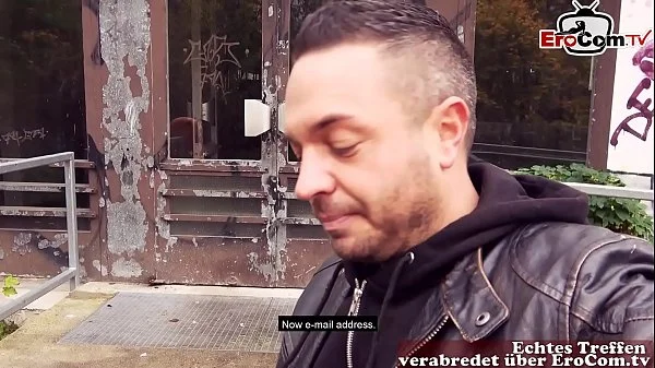Deutsch Türkin macht Straßen Outdoor Sextreffen EroCom Date echte versaute Schlampe