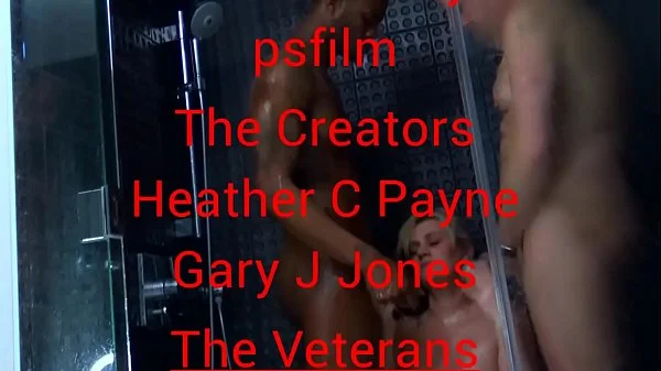 Amateur slut riding black shaft in threesome