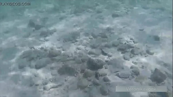 PUBLIC EXHIBITIONIST GERMAN TEEN VERONIKAVONK WITH BIG BOOBS ON THE SEA