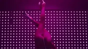 Jennifer Lopez stripping - HUSTLERS - highlights, ass, crotch, pole dance, legs spread, gyrating - JLo