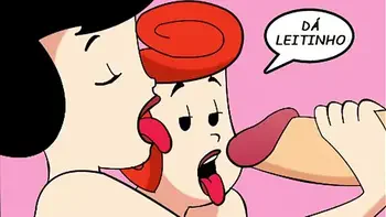 Uma Suruba em Família - HQ Pornô - Os Flintstones