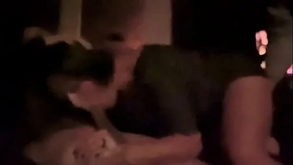 Wife blows friend in closed bar