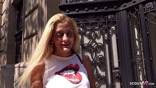 GERMAN SCOUT - SKINNY BLONDE LATINA GIRL GABRIELA PICKUP AND FUCK AT STREET CASTING