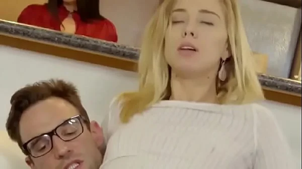 Step daughter take care her step dad behind her step mom full video