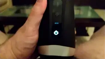 Usando mi satisfyer men heat vibration