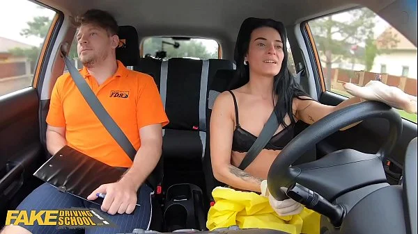Fake Driving School Lexi Dona Takes Off her Hazmat Suit and Fucks Instructor