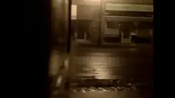 hangin out nude in a store front on main street