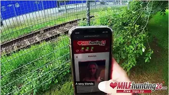 Sarah Kay Gets Boned In A Berlin Park! Milfhunting24