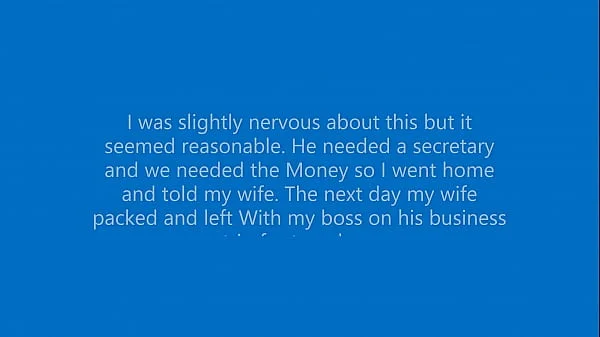 Wife fucks husband's boss on business trip (short)