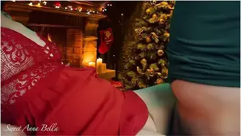 Xxxmas - For Christmas My Husband Lick My Pussy, Fuck Me Hard And Cum On My Clothes, What Else ? With Anna Pierceson