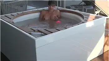 Hannah Brooks - Pervert Caught Spying On Me Playing In The Hot Tub Xxx