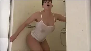 Wet T-shirt Shower Dildo Fuck Xxx