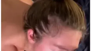 Cum Swallowing Slut Loves Giving Blowjob