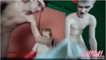 The Old Nympho Eloide Was Pussy & Face Fucked By Younger