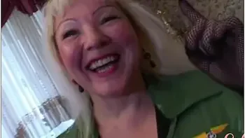 Silver Haired Stepmommy Penny Takes Massive Dildo And Cumshot!