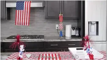 Aurelly Rebel And Lucas Frost - 4th Of July Celebration Fuck For Mature Crystal Rush