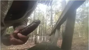 Woodland Nymph Practicing Outside - Home From College