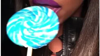 Sugar Baby - Asmr - Sucking Licking Moaning - Leather Jacket - Ebonylovers