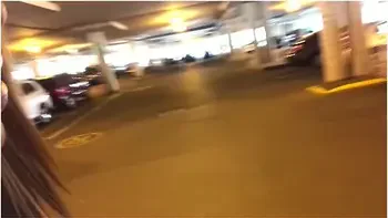 Peeing In Crowded Parking Lot - Almost Caught