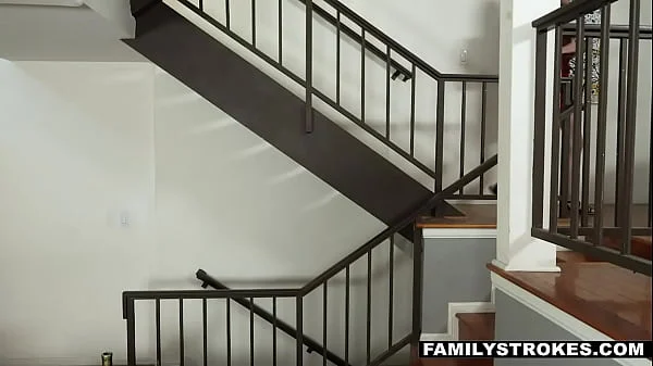 Stepbrother and Stepsister fights over TV remote