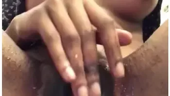 Ebony Masturbates In Bathroom At Family Reunion