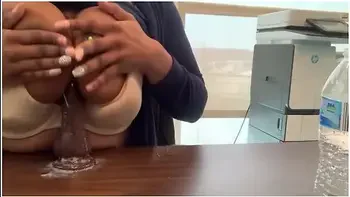 Riding Dick At My Real Work Desk Almost Caught