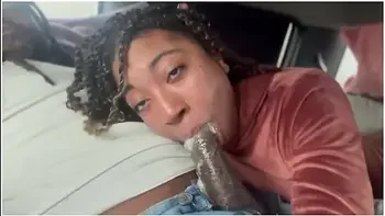 Pick Me Up In His Truck Slurp On His Big Black Dick Like A Professional Street Hoe