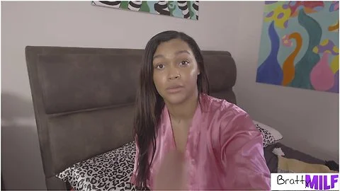 Thick Ebony Babe Ashlyn Peaks Cheats On Husband W/ Stepson With Bigger And Beter Dick