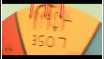 Sex game show ends with interracial hot sex