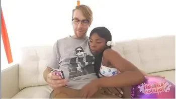 Ebony Anal Braces Pigtails Huge Facial