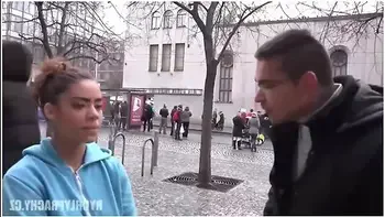 Gypsy Babe Is Having Steamy Sex In A Public Place And