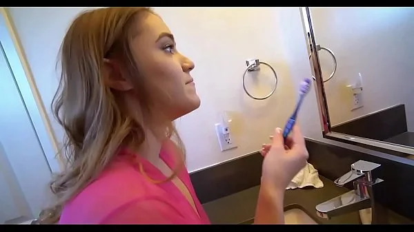 Step brother fucks sister helps morning wood