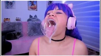 Lila Jordan Blows Big Bubbles