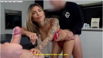 Italian Cuckold Joi - Tami Tsunami Cheats On Her Cuckold Husband While He Watches And Jerks Off To Himself