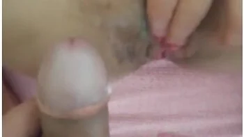 Milf Gets Cum On Pussy While Masturbating