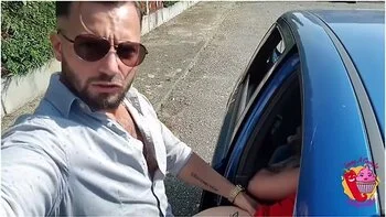Tommy A Canaglia And Lady Muffin In She Gives Him A Pump In The Car