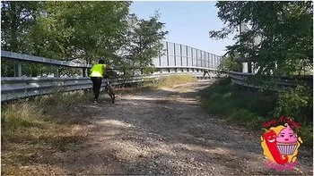 He Falls Off His Bike To Look At Ladymuffin