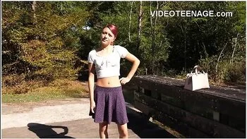 Skinny 18 Years Old Girl Does First Porn Casting