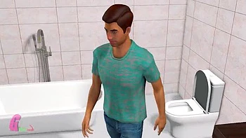 Hot Hindi 3D Animated Sex - Pyasi Bhabi 2 Full HD Nude Video