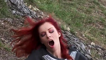 Marsha Lord Redhead Anal Destroyed By Knight Big Dick Outdoor